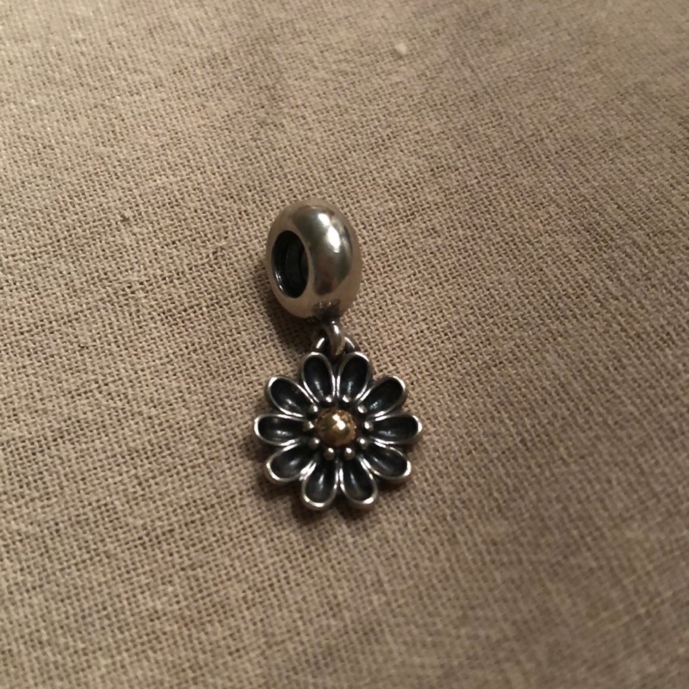 Pandora opsie daisy 2 tone charm